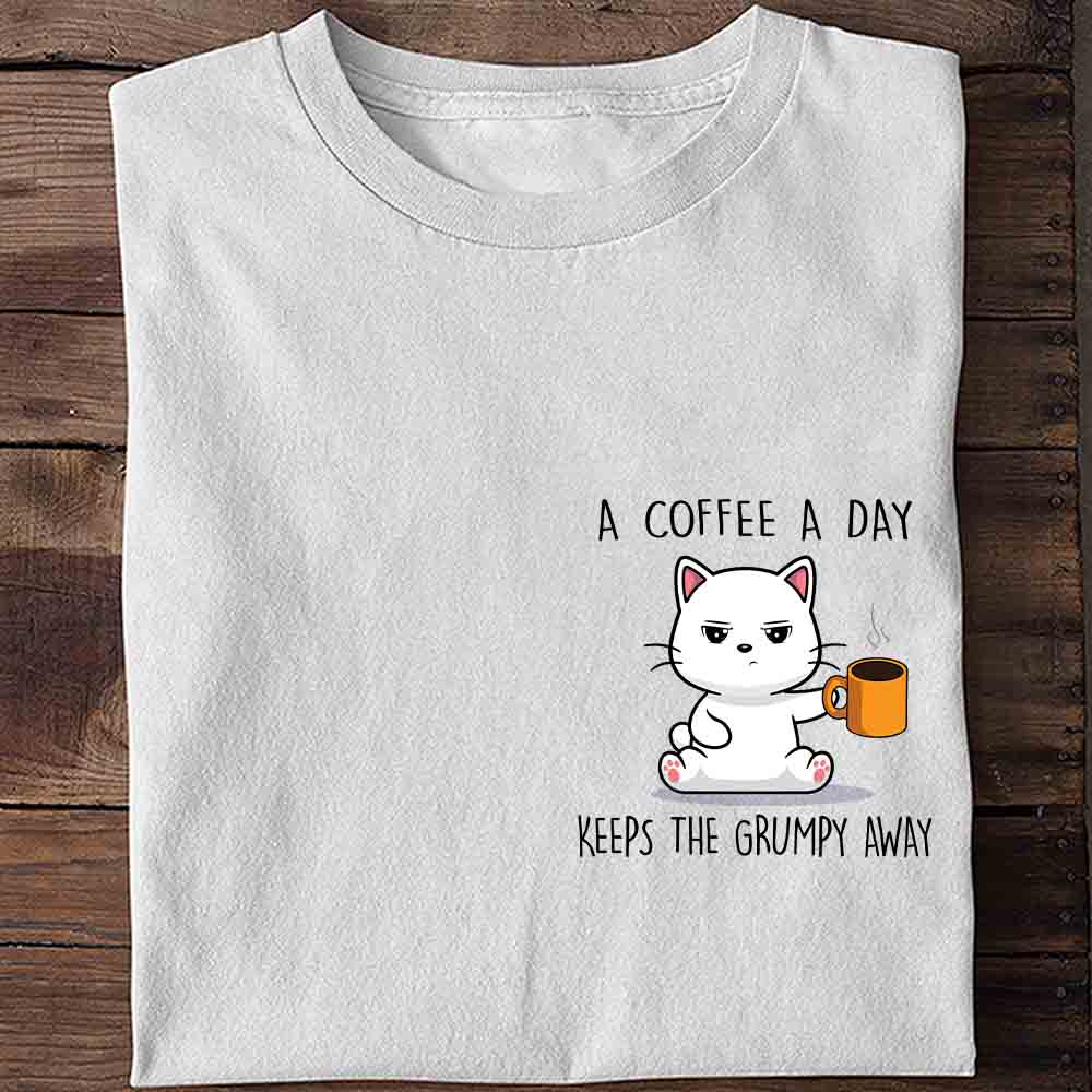 Grumpy Cute Cat - Shirt Unisex Chest