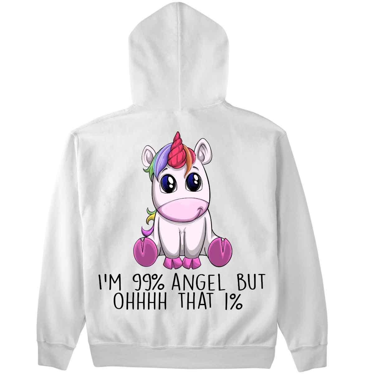 Angel Unicorn - Premium Hoodie Backprint
