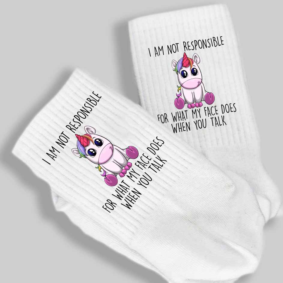 Responsible Unicorn - Premium Socks Long