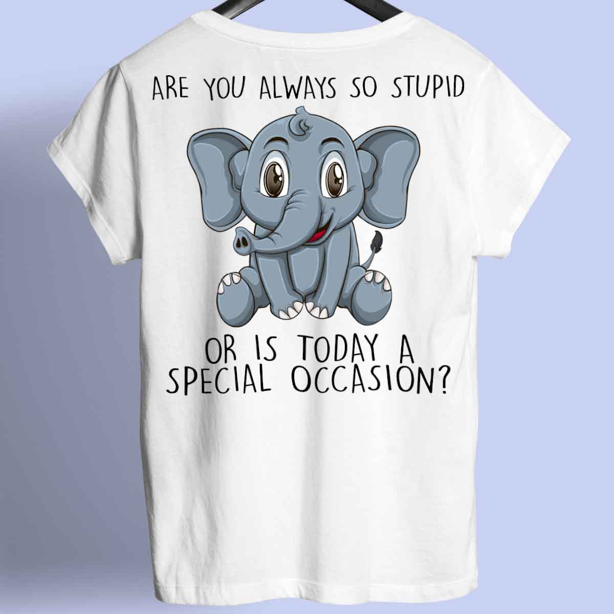 Occasion Elephant - Shirt Unisex Backprint