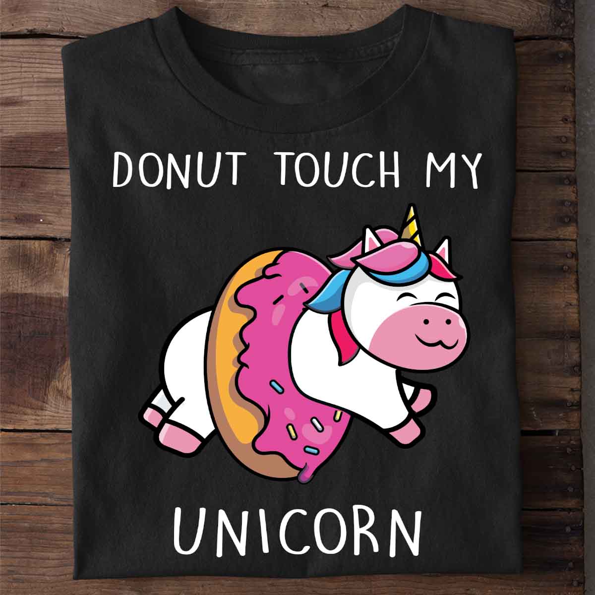 Don't Touch Unicorn - Shirt Unisex