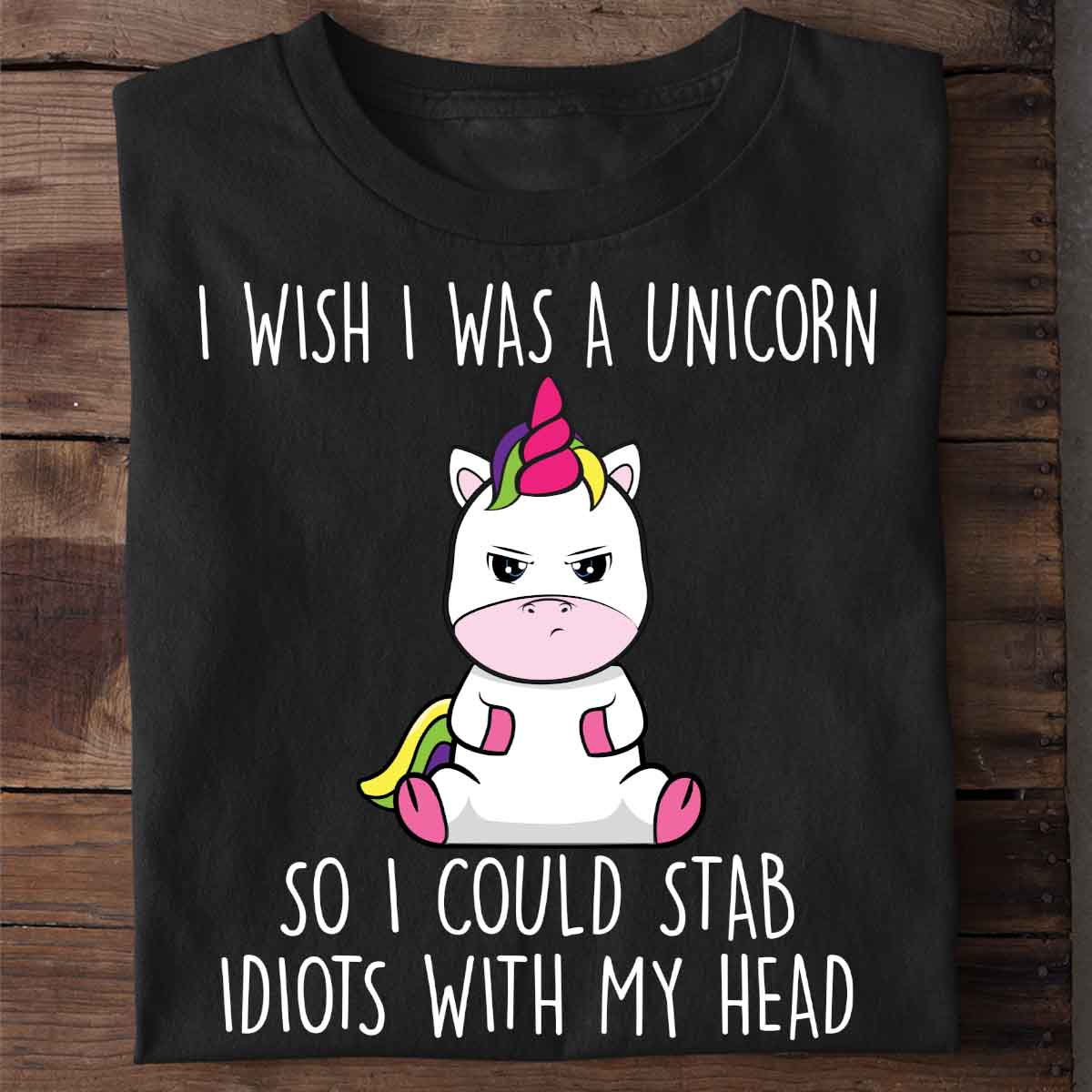 Wishing Cute Unicorn - Shirt Unisex
