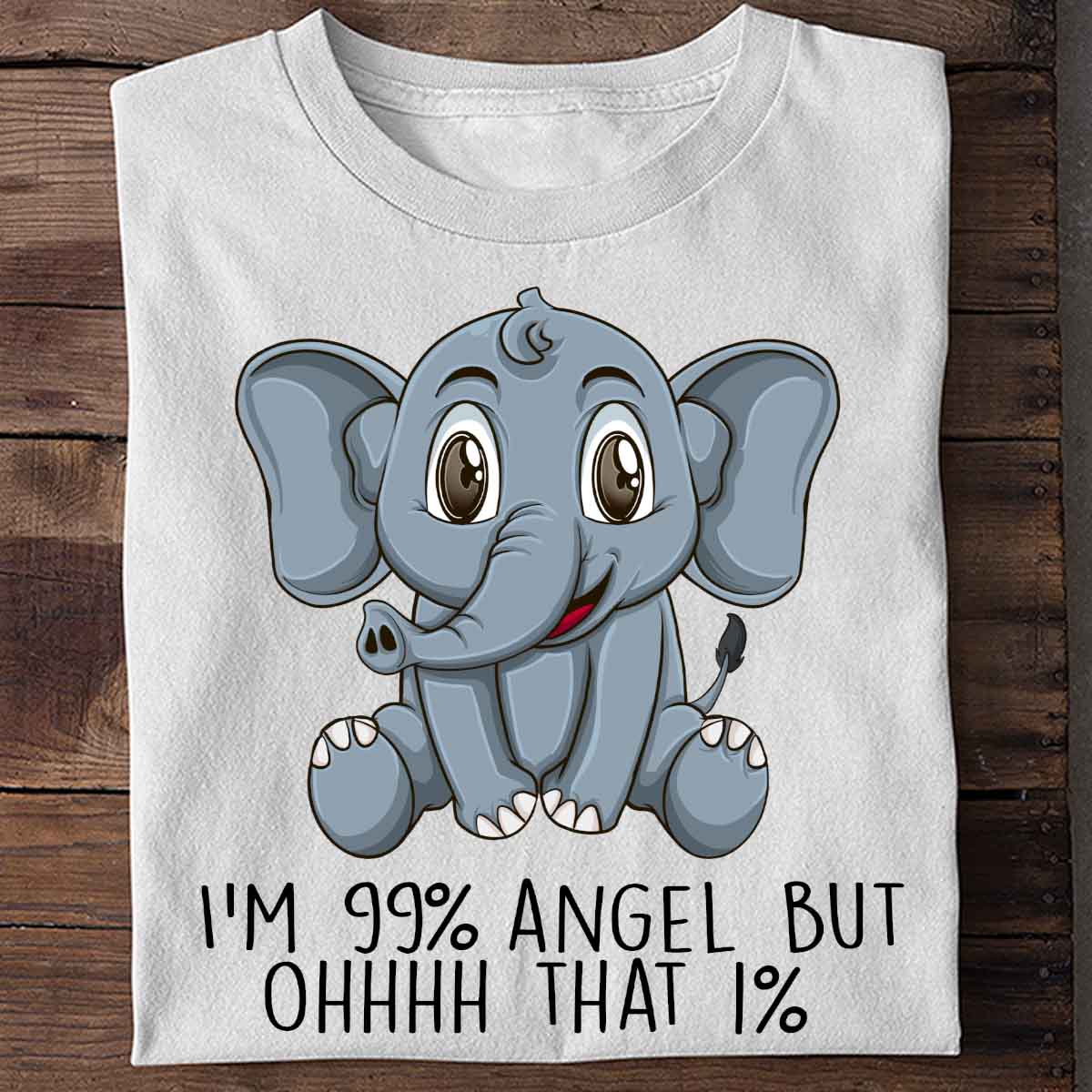 Angel Elephant - Shirt Unisex