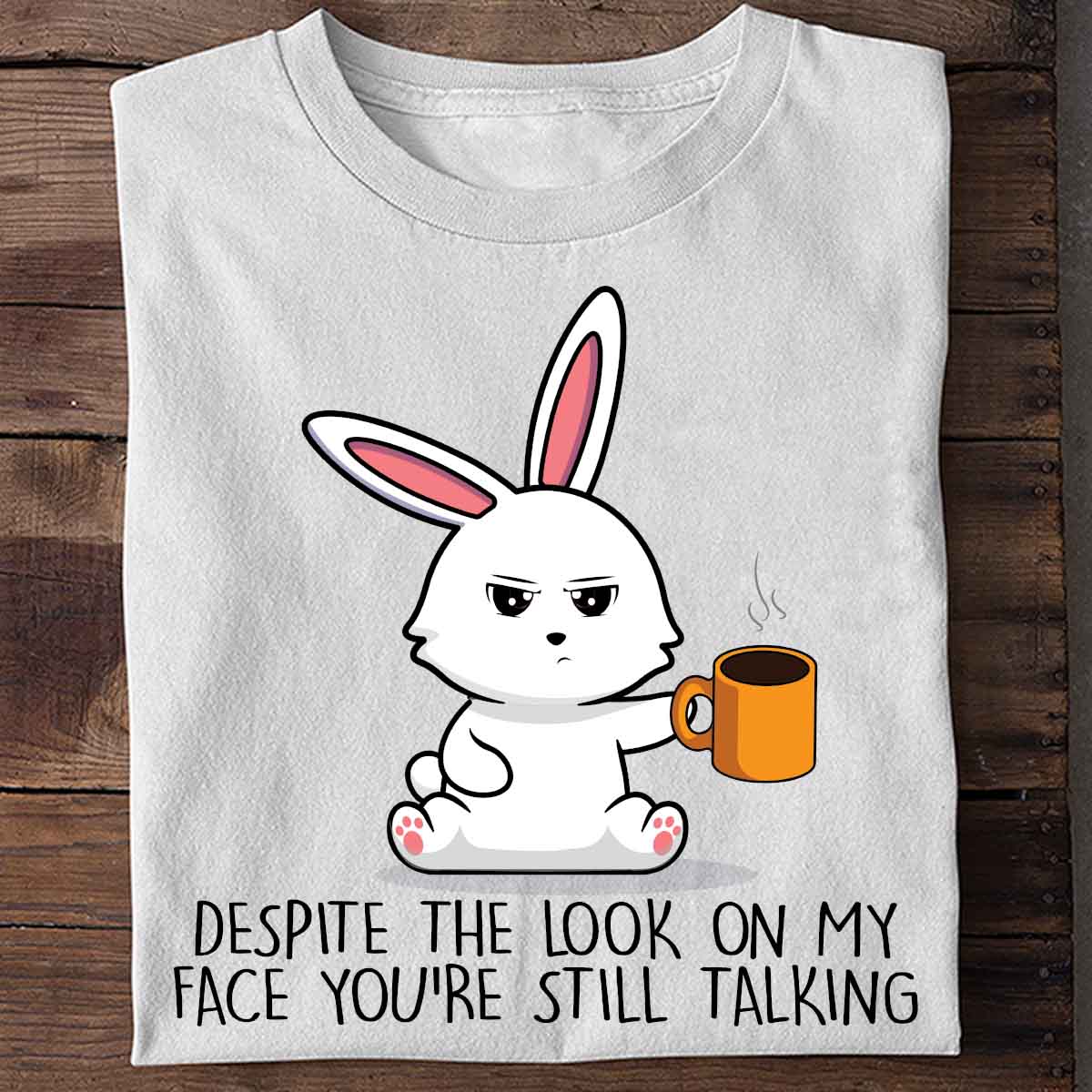 Face Cute Bunny - Shirt Unisex