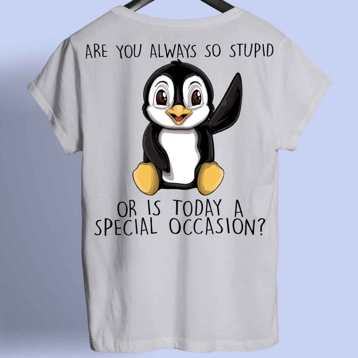 Occasion Penguin - Shirt Unisex Backprint