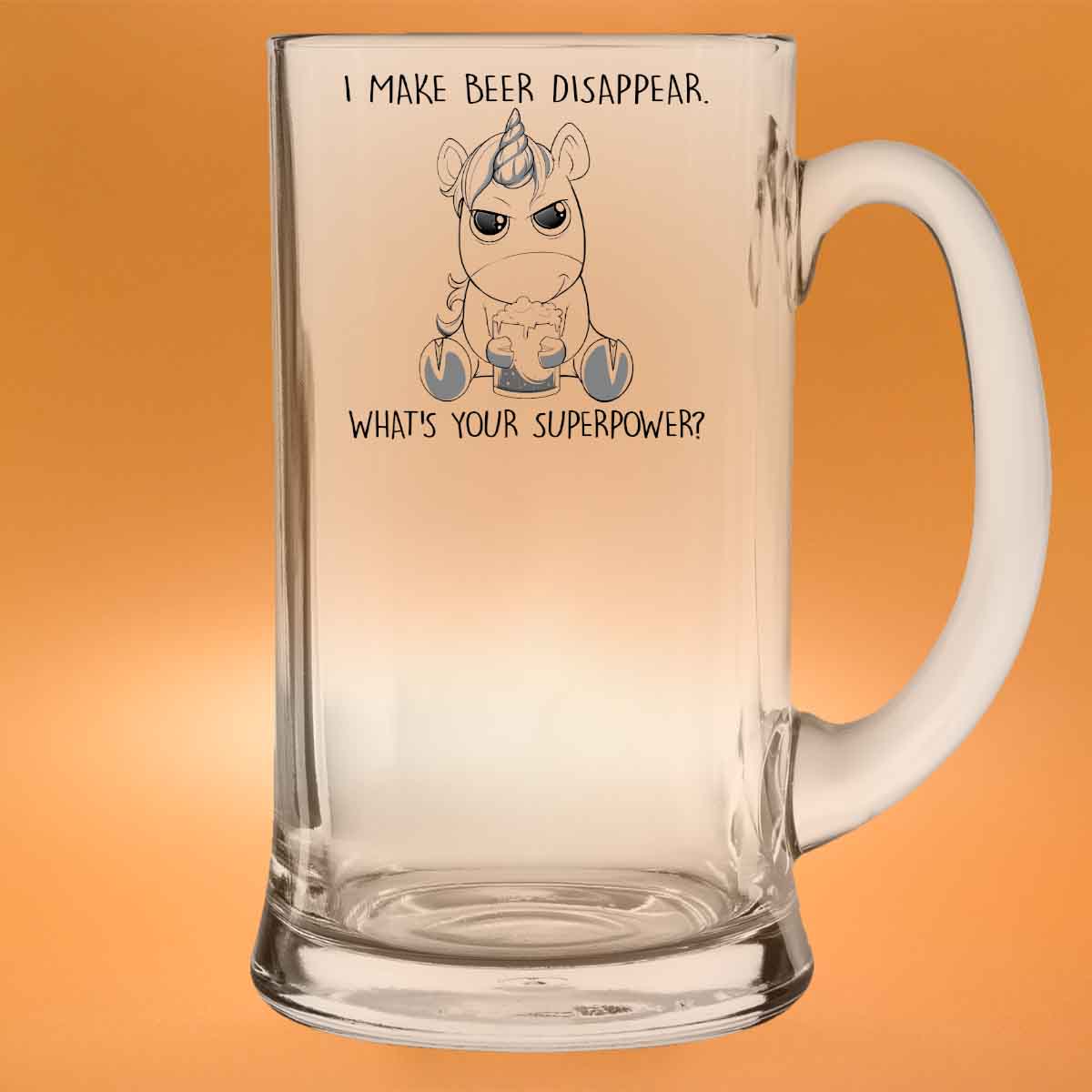 Disappear Unicorn - Beer glass