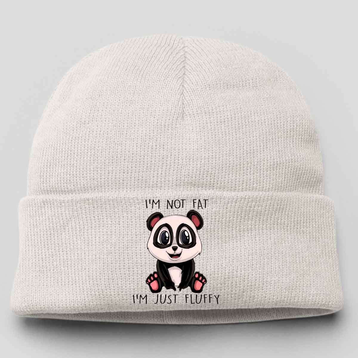Fluffy Panda - Premium Beanie Unisex